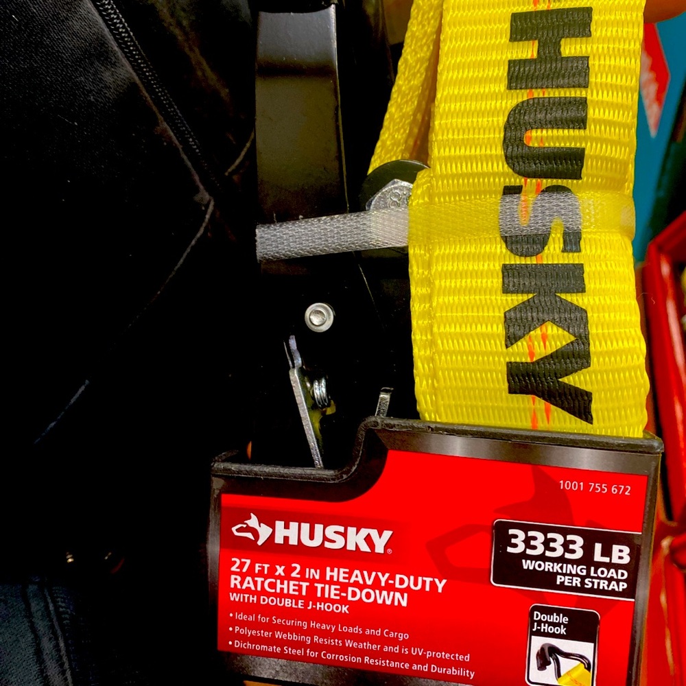 Husky ratchet tie down